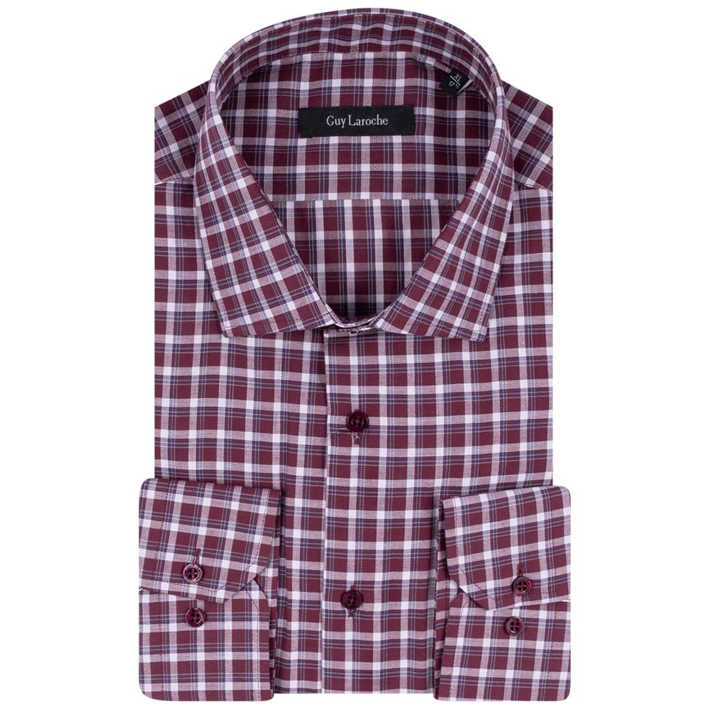 Guy Laroche Κόκκινο Πουκάμισο Regular Fit Button Down - GLDW28708/BD