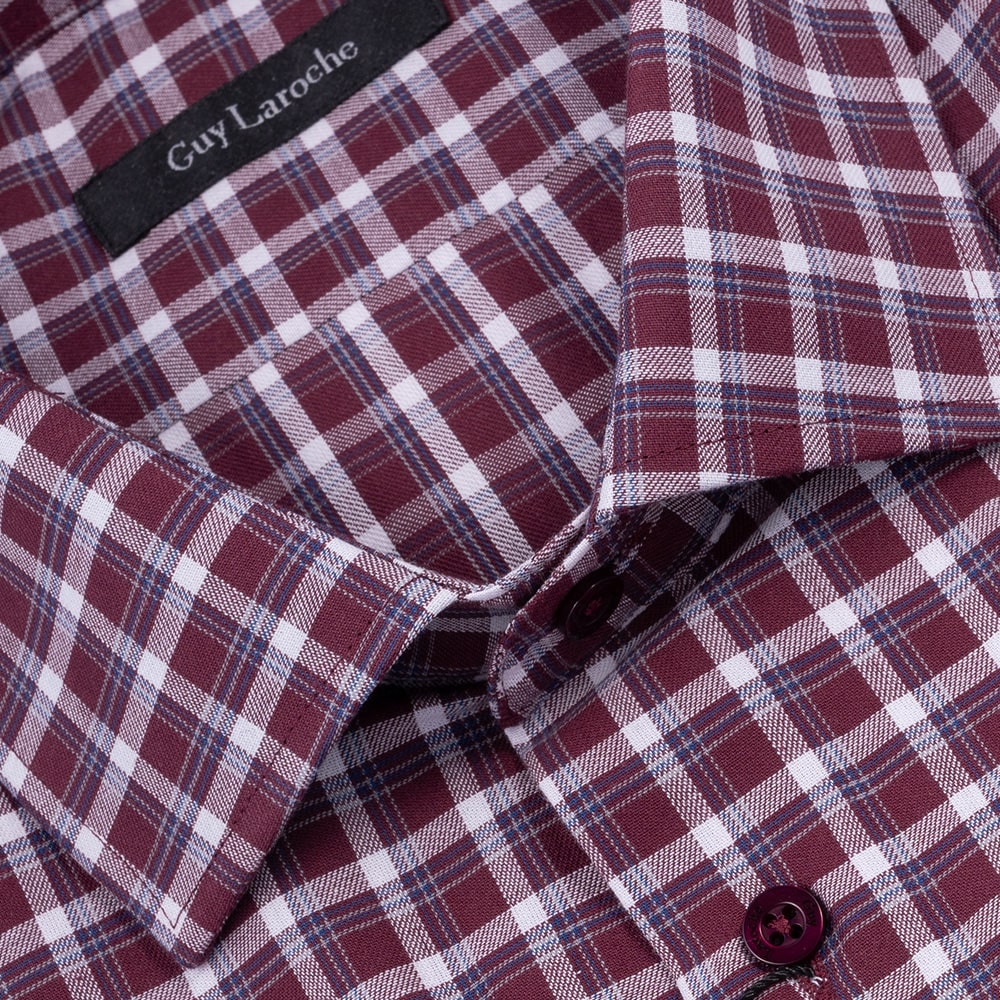 Guy Laroche Κόκκινο Πουκάμισο Regular Fit Button Down - GLDW28708/BD