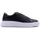 Calvin Klein Μαύρα Sneakers 100% Leather- HM0HM01498