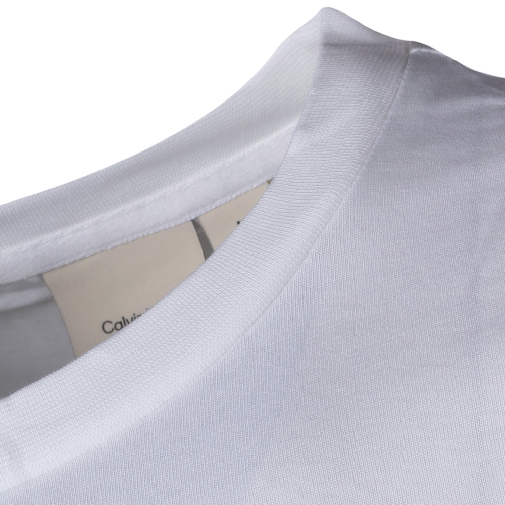 Calvin Klein Λευκή Μπλούζα C Neck - K10K111847