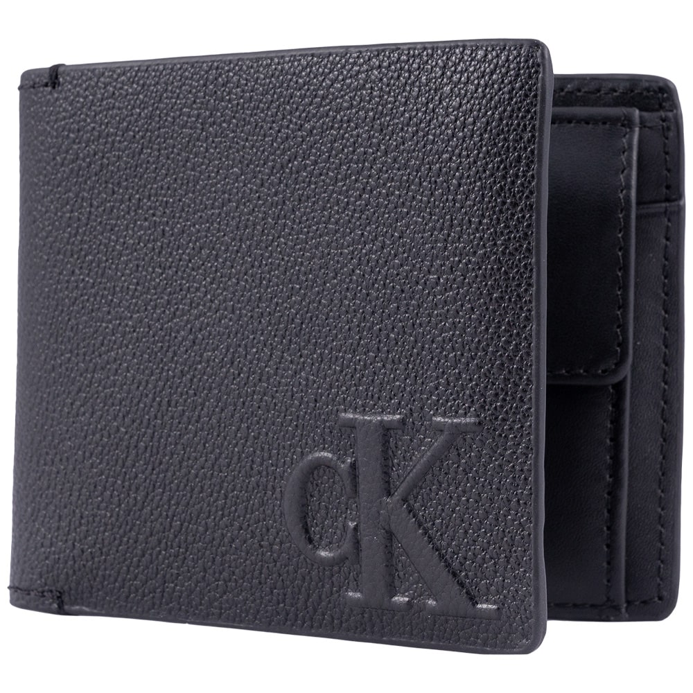 Calvin Klein Μαύρο Πορτοφόλι 100% Leather - K50K512594