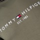 Tommy Hilfiger Χακί T-shirt C Neck - MW0MW11797