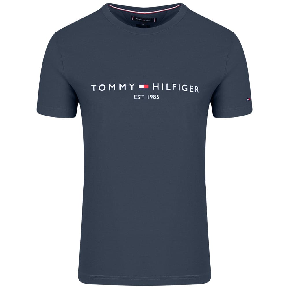 Tommy Hilfiger Πετρόλ T-shirt C Neck - MW0MW11797