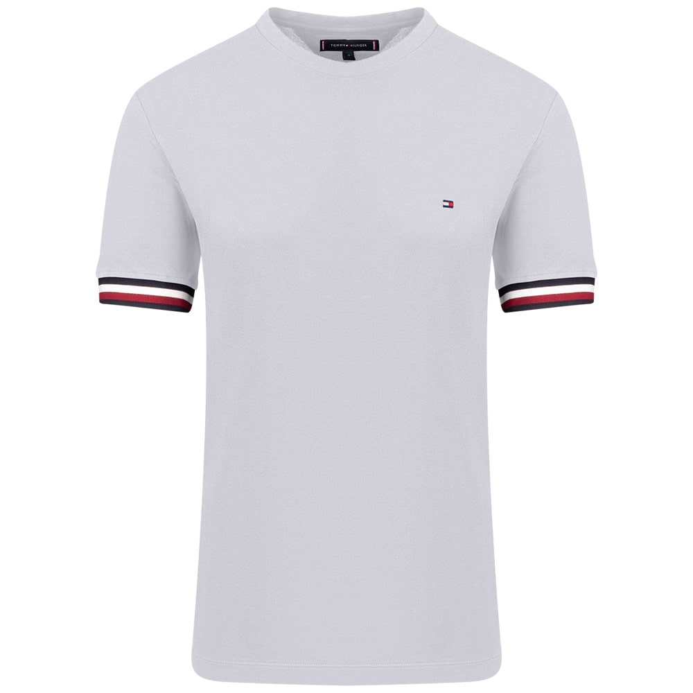 Tommy Hilfiger Λευκό T-shirt C Neck - MW0MW36452