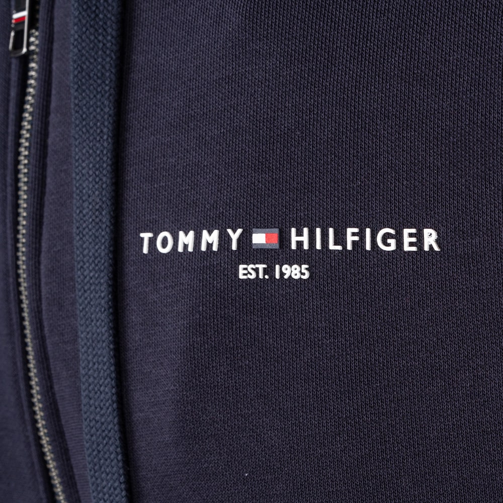 Tommy Hilfiger Μπλε Ζακέτα Hoodie - MW0MW37245