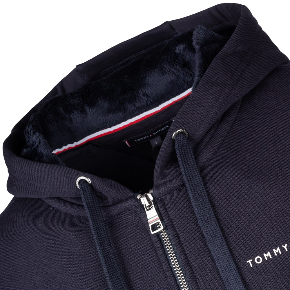 Tommy Hilfiger Μπλε Ζακέτα Hoodie - MW0MW37245