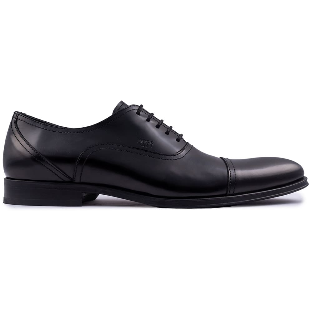 BOSS SHOES Μαύρα Derby 100% Leather - X5974 FLO