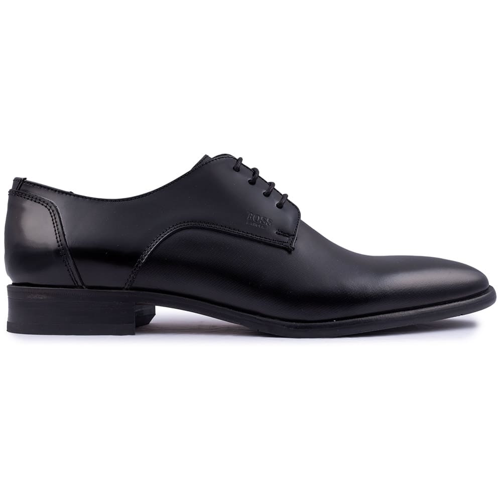 Boss Shoes Μαύρα Derby 100% Leather - Z7513 LINEAR