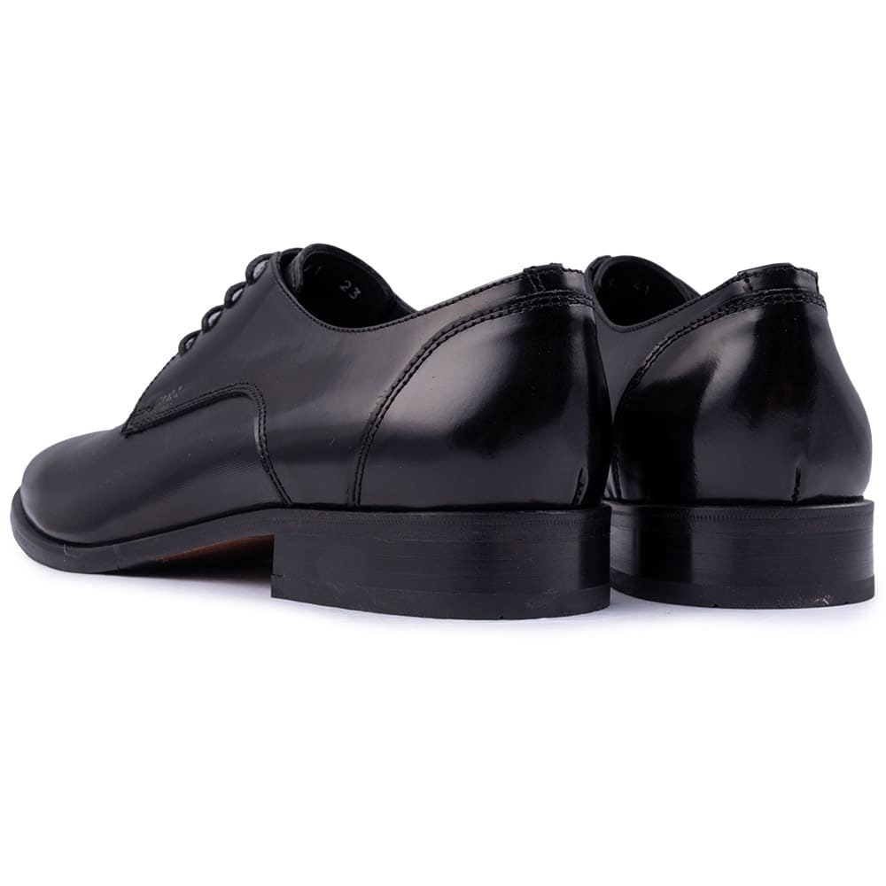 Boss Shoes Μαύρα Derby 100% Leather - Z7513 LINEAR