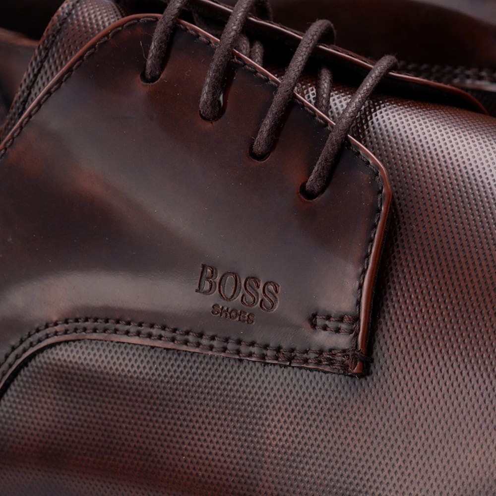 Boss Shoes Καφέ Derby 100% Leather - Z7513 POINT