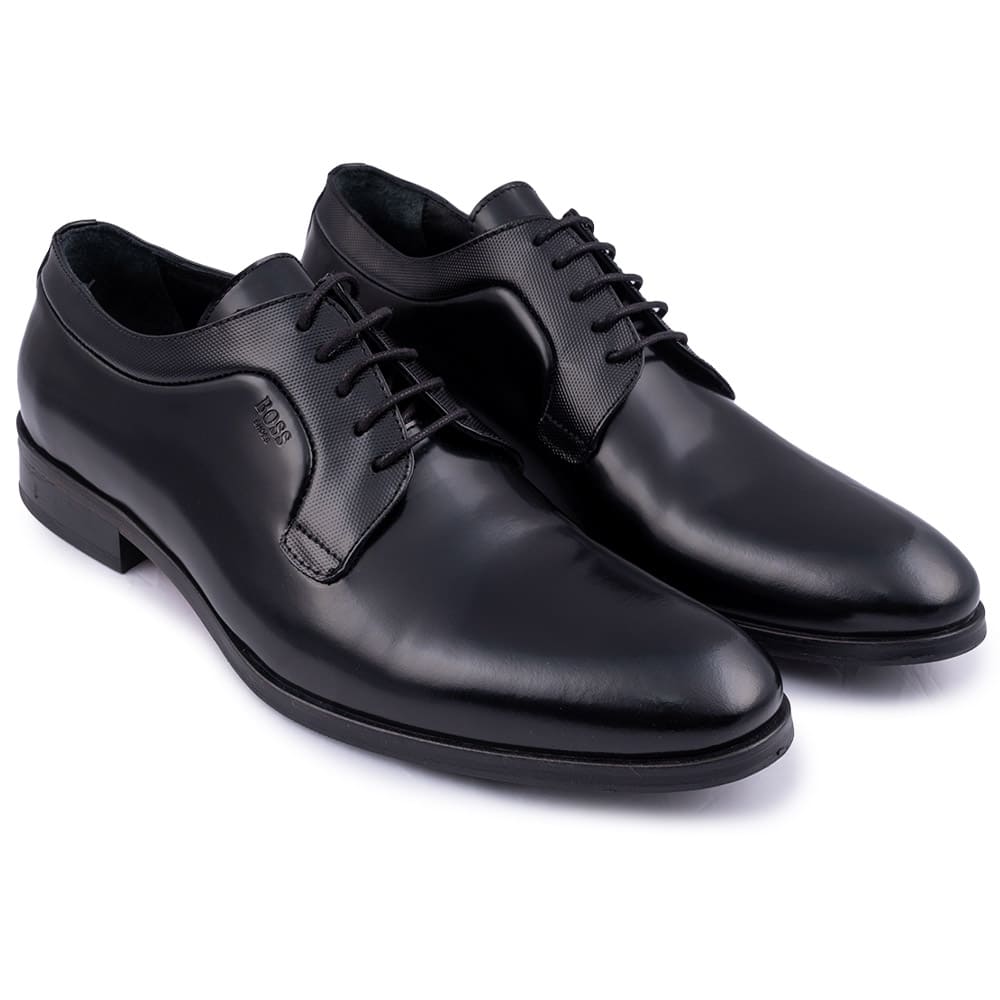 Boss Shoes Μαύρα Derby 100% Leather - Z7521